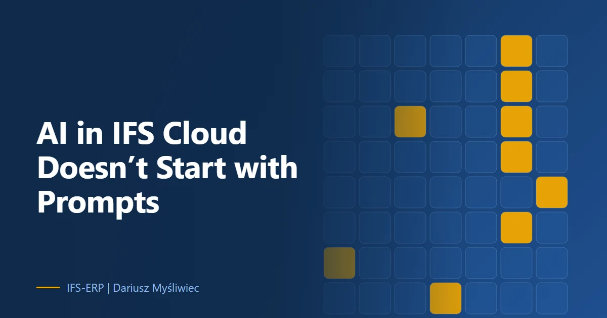 AI and Data Governance in IFS Cloud: A Technical Guide"