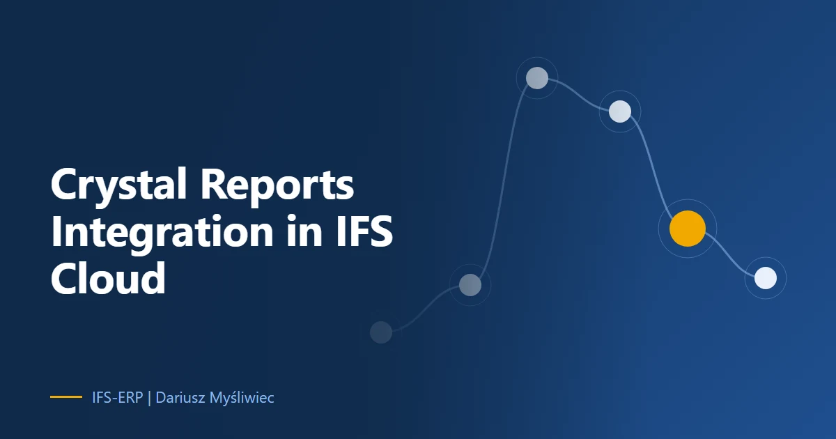 Crystal Reports Integration in IFS Cloud: Retirement Plan and Migration to IFS Report Studio