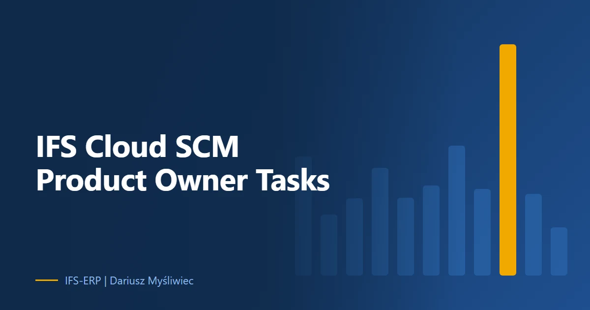 IFS Cloud SCM Product Owner: Comprehensive Guide to Roles, Responsibilities, and Best Practices